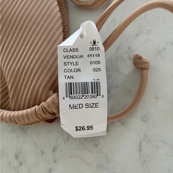 PacSun Ribbed Brown Bikini Top - Picture 3 of 3